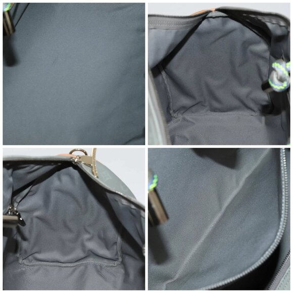 LOUIS VUITTON Titanium Keepall Bandouliere 50 Bag Silver M43886 LV Auth 108706A - Picture 15 of 16